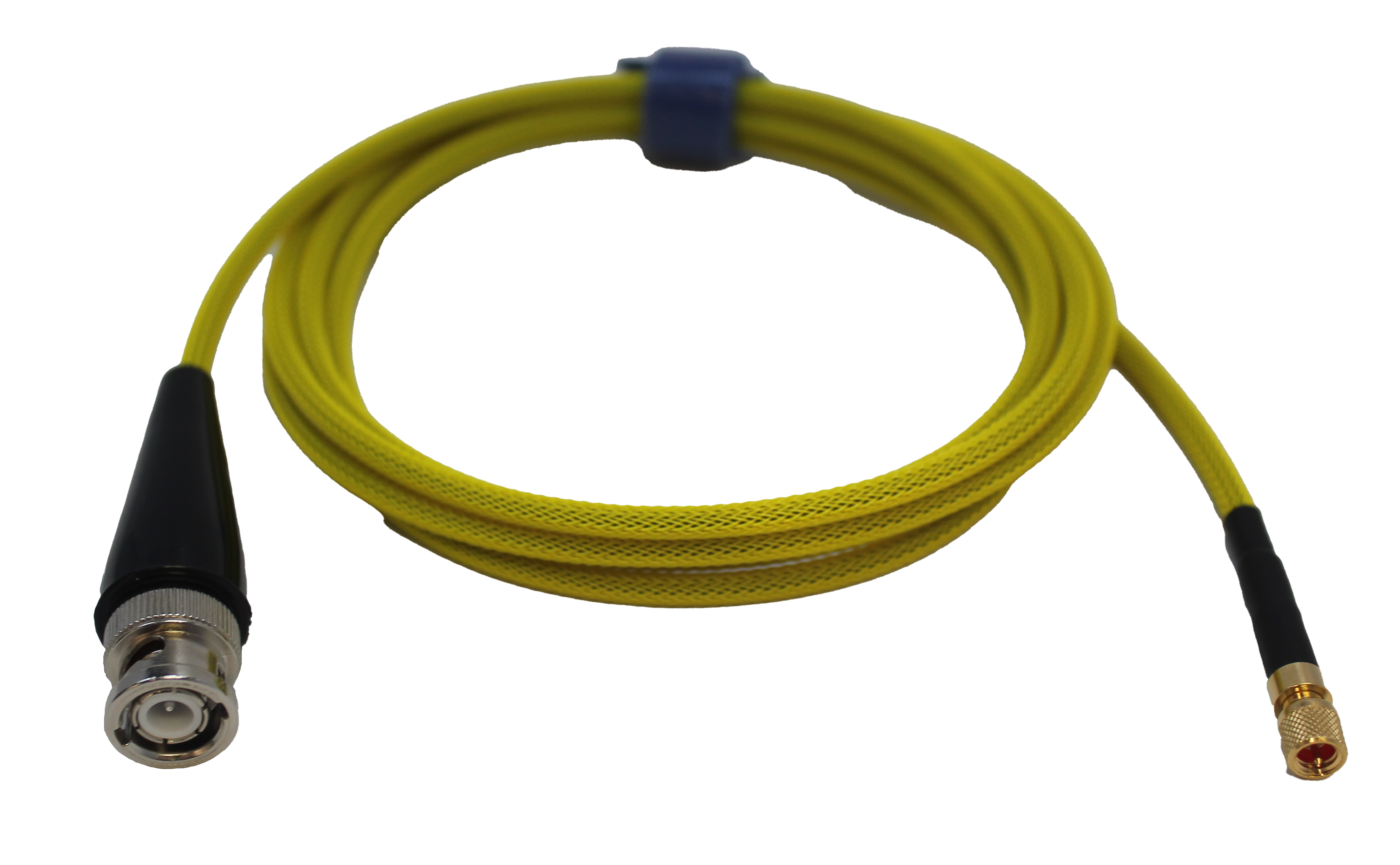Berg Flame Yellow BNC to MD, RG-174 6' Ultrasonic Cables